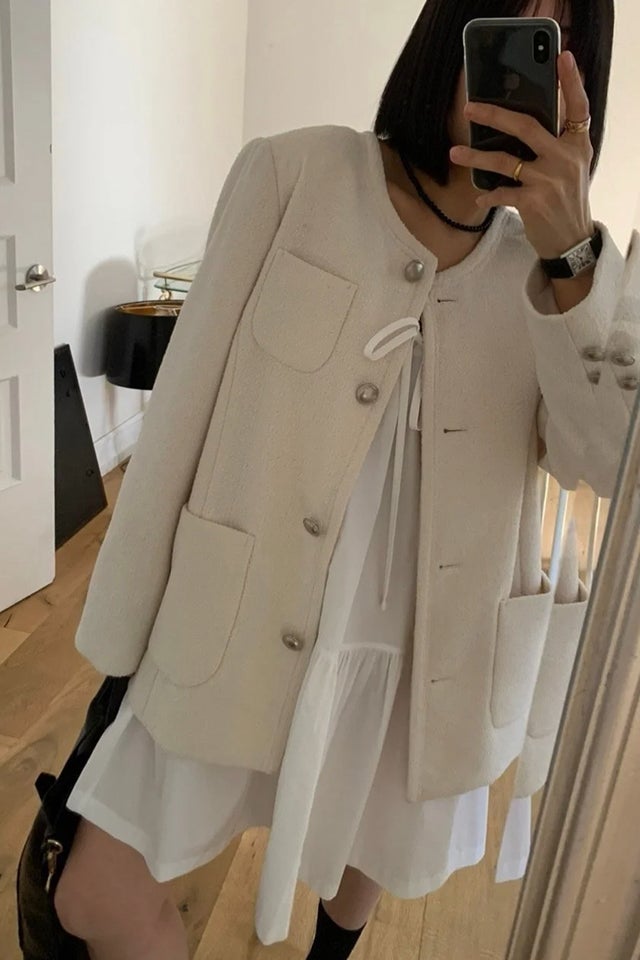リブ切り替えが可愛いMERCIのロゴセットアップ NEW COLLECTION | MERCI Trading Hours Weekdays10 am